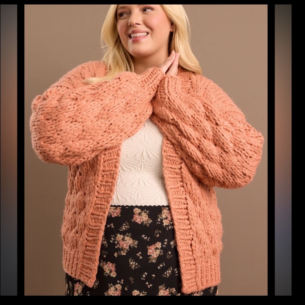 Arula Kayleigh CHUNKY Cardigan NWT 1X